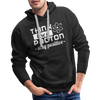Think Like a Proton Stay Positive Men’s Premium Hoodie - black