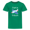 Just a Plane T-Shirt Airplane Pun Kids' Premium T-Shirt