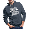 The Coolest Dads Have Tattoos and Beards Men’s Premium Hoodie - heather denim
