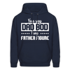 You Say Dad Bod I Say Father Figure Men's Hoodie - navy