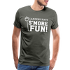 Camper's Have S'More Fun! Funny Camping Men's Premium T-Shirt - asphalt gray