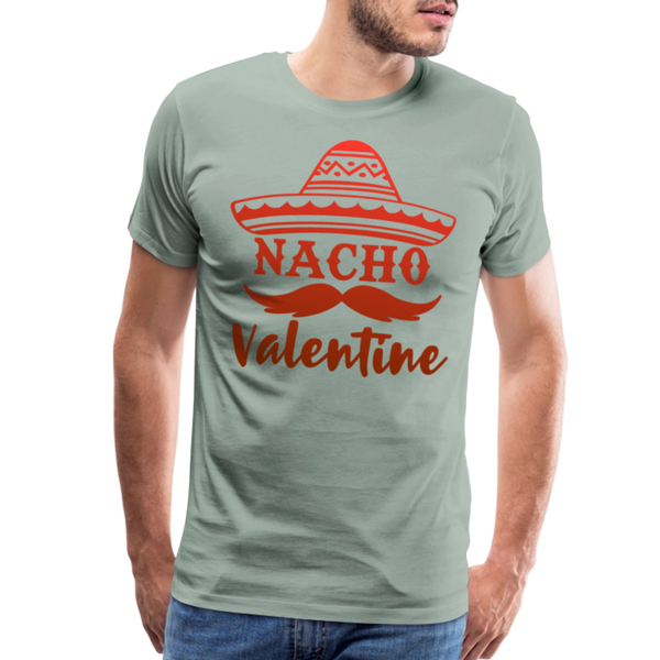 Nacho Valentine Men's Premium T-Shirt - steel green