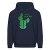 Can't Touch This! Cactus Pun Heavy Blend Adult Hoodie - navy