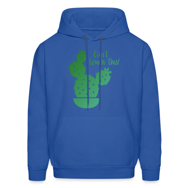 Can't Touch This! Cactus Pun Heavy Blend Adult Hoodie - royal blue