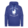 Cluck Around and Find Out Chicken Men’s Premium Hoodie - royal blue