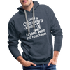 I Told a Chemistry Joke There was No Reacton Science Joke Men’s Premium Hoodie - heather denim