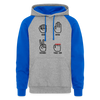 Rock, Paper, Scissors, Table Saw Funny Colorblock Hoodie