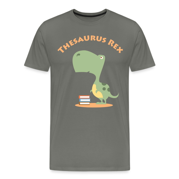 Thesaurus Rex Men's Premium T-Shirt - asphalt gray