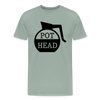 Pot Head Funny Coffee Men's Premium T-Shirt