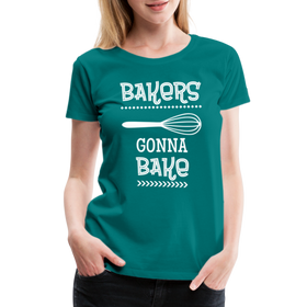Bakers Gonna Bake Funny Cooking Women’s Premium T-Shirt