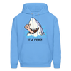 I'm Fine Shark Men's Hoodie