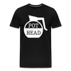 Pot Head Funny Coffee Men's Premium T-Shirt - black