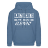 FATHER The Noble Element Periodic Elements Heavy Blend Adult Hoodie - denim blue