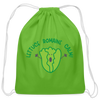 Lettuce Romaine Calm! Salad Food Pun Cotton Drawstring Bag