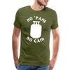 No 'Pane No Gain Grilling Men's Premium T-Shirt