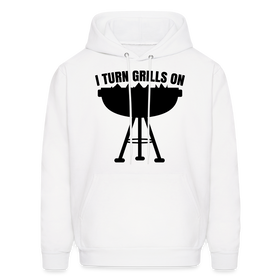 I Turn Grills On Funny BBQ Grilling Men's Hoodie