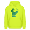 Can't Touch This! Cactus Pun Heavy Blend Adult Hoodie - safety green
