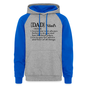 Dad Definition Colorblock Hoodie