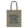 Screaming is Self Care Possum Funny Tote Bag