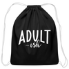 Adult-ish Funny Cotton Drawstring Bag