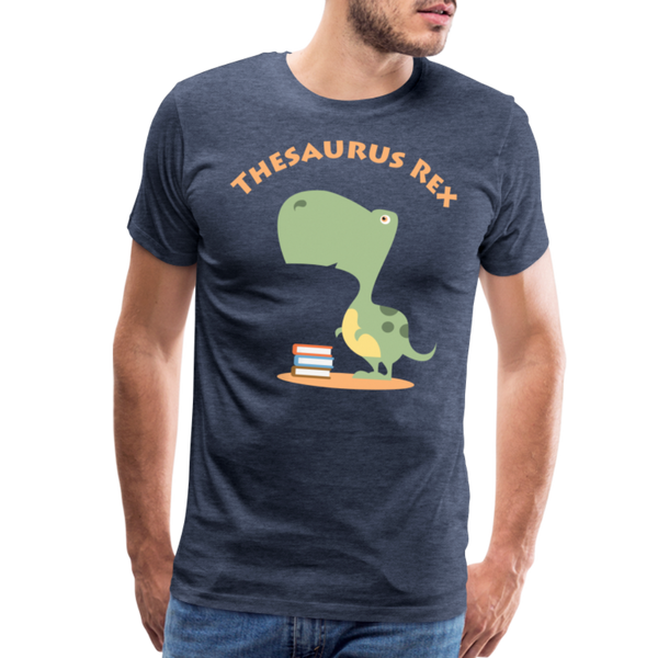 Thesaurus Rex Men's Premium T-Shirt - heather blue