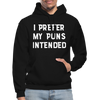 I Prefer My Puns Intended Gildan Heavy Blend Adult Hoodie