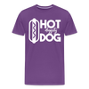 Hot Diggity Dog Funny Grilling Men's Premium T-Shirt - purple