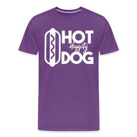 Hot Diggity Dog Funny Grilling Men's Premium T-Shirt
