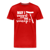 May I Suggest The Sausage Funny BBQ Men's Premium T-Shirt - red
