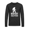 Bigfoot Social Distancing Champion of the World Men's Premium Long Sleeve T-Shirt