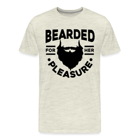 Bearded for Her Pleasure Funny Men's Premium T-Shirt