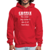 Coffee The Most Important Meal of the Day Funny Men's Hoodie