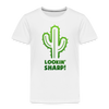 Lookin' Sharp! Cactus Pun Toddler Premium T-Shirt