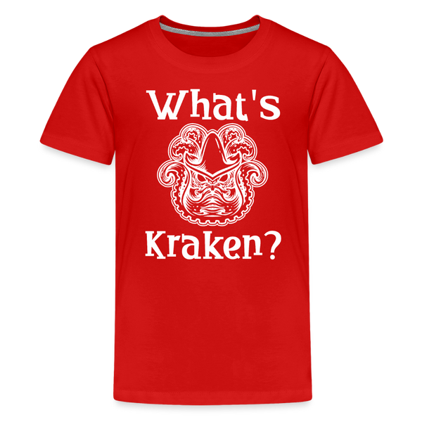 What's Kraken? Kids' Premium T-Shirt - red