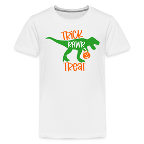 Trick Rawr Treat Dinosaur Halloween Kids' Premium T-Shirt