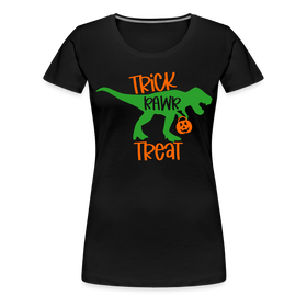 Trick Rawr Treat Dinosaur Halloween Women’s Premium T-Shirt
