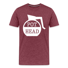 Pot Head Funny Coffee Men's Premium T-Shirt