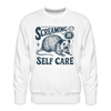 Screaming is Self Care Possum Funny Men’s Premium Sweatshirt