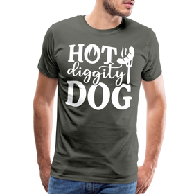 Hot Diggity Dog BBQ Grilling Men's Premium T-Shirt