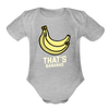 Cute That's Bananas Organic Short Sleeve Baby Bodysuit