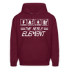 FATHER The Noble Element Periodic Elements Heavy Blend Adult Hoodie - burgundy