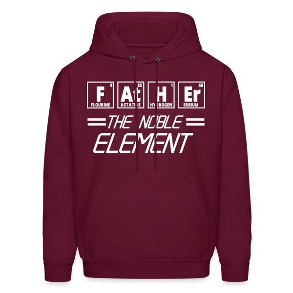 FATHER The Noble Element Periodic Elements Heavy Blend Adult Hoodie - burgundy