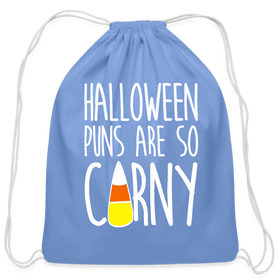 Halloween Puns are so Corny Cotton Drawstring Bag