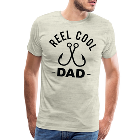 Reel Cool Fish Hooks Dad Fishing Men's Premium T-Shirt