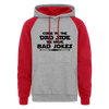 Come to the Dad Side, We Have Bad Jokes Colorblock Hoodie