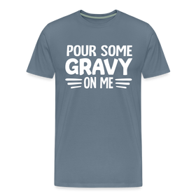 Thanksgiving Pour Some Gravy on Me Men's Premium T-Shirt