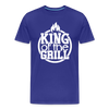 King of the Grill Father's Day BBQ Men's Premium T-Shirt - royal blue
