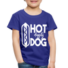 Hot Diggity Dog Funny Grilling Toddler Premium T-Shirt - royal blue