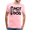 Hot Diggity Dog Funny Grilling Men's Premium T-Shirt - pink