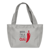 Brrr...I'm a Little Chili Food Pun Lunch Bag - light gray